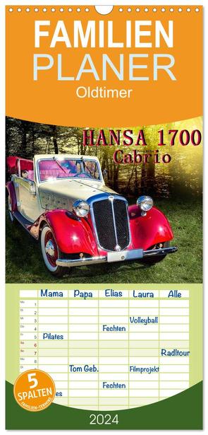 Familienplaner 2024 – Hansa 1700 Cabrio mit 5 Spalten (Wandkalender, 21 x 45 cm) CALVENDO von Roder,  Peter