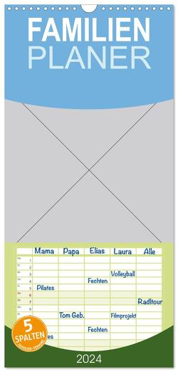 Familienplaner 2024 – indexseite ECO test mit 5 Spalten (Wandkalender, 21 x 45 cm) CALVENDO von ECO test,  indexseite