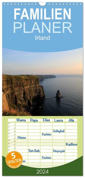 Familienplaner 2024 – Irland mit 5 Spalten (Wandkalender, 21 x 45 cm) CALVENDO von Knof,  www.cknof.de,  Claudia