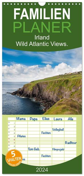 Familienplaner 2024 – Irland. Wild Atlantic Views. mit 5 Spalten (Wandkalender, 21 x 45 cm) CALVENDO von Wagner,  Markus