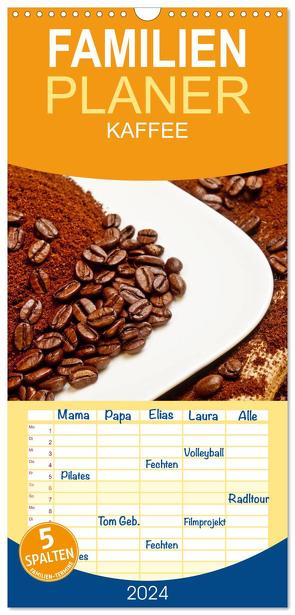 Familienplaner 2024 – KAFFEE 2024 mit 5 Spalten (Wandkalender, 21 x 45 cm) CALVENDO von Kerpa,  Ralph