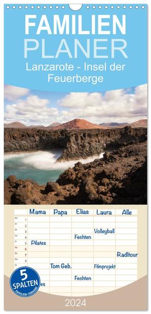 Familienplaner 2024 – Lanzarote – Insel der Feuerberge mit 5 Spalten (Wandkalender, 21 x 45 cm) CALVENDO von Beuck,  AJ