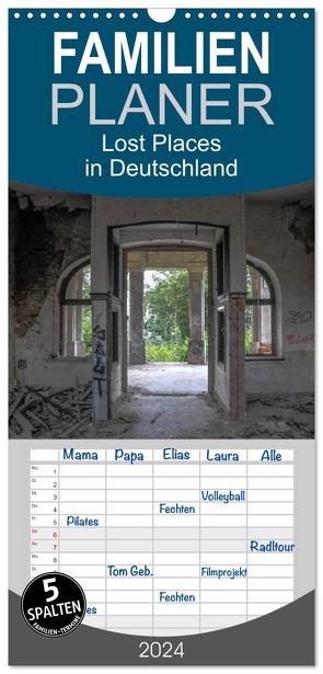 Familienplaner 2024 – Lost Places in Deutschland mit 5 Spalten (Wandkalender, 21 x 45 cm) CALVENDO von Schultes,  Michael