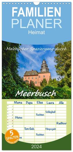 Familienplaner 2024 – Malerischer Spaziergang durch Meerbusch mit 5 Spalten (Wandkalender, 21 x 45 cm) CALVENDO von Hackstein,  Bettina