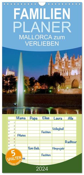 Familienplaner 2024 – MALLORCA zum VERLIEBEN mit 5 Spalten (Wandkalender, 21 x 45 cm) CALVENDO von Bonn,  BRASCHI