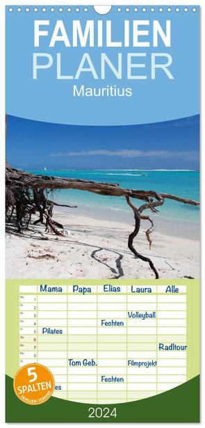 Familienplaner 2024 – Mauritius mit 5 Spalten (Wandkalender, 21 x 45 cm) CALVENDO von Amler,  Thomas