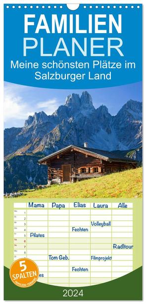 Familienplaner 2024 – Meine schönsten Plätze im Salzburger Land mit 5 Spalten (Wandkalender, 21 x 45 cm) CALVENDO von Kramer,  Christa