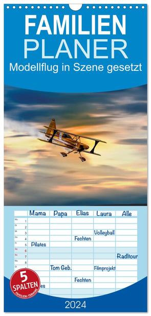 Familienplaner 2024 – Modellflug in Szene gesetzt mit 5 Spalten (Wandkalender, 21 x 45 cm) CALVENDO von Gödecke,  Dieter