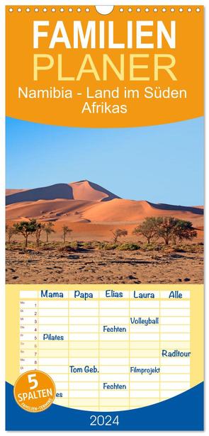 Familienplaner 2024 – Namibia – Land im Süden Afrikas mit 5 Spalten (Wandkalender, 21 x 45 cm) CALVENDO von Müller,  Harry