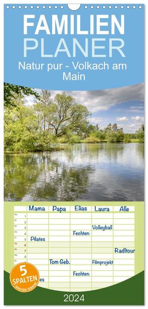 Familienplaner 2024 – Natur pur – Volkach am Main mit 5 Spalten (Wandkalender, 21 x 45 cm) CALVENDO von photography,  saschahaas