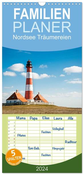 Familienplaner 2024 – Nordsee Träumereien mit 5 Spalten (Wandkalender, 21 x 45 cm) CALVENDO von Zwanzger,  Wolfgang