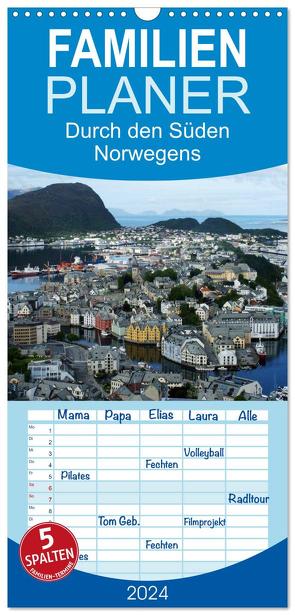 Familienplaner 2024 – Norwegen 2024 mit 5 Spalten (Wandkalender, 21 x 45 cm) CALVENDO von Bussenius,  Beate