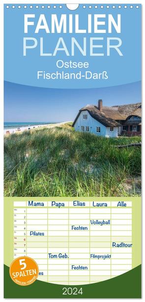 Familienplaner 2024 – Ostsee, Fischland-Darß mit 5 Spalten (Wandkalender, 21 x 45 cm) CALVENDO von Hoffmann,  Klaus