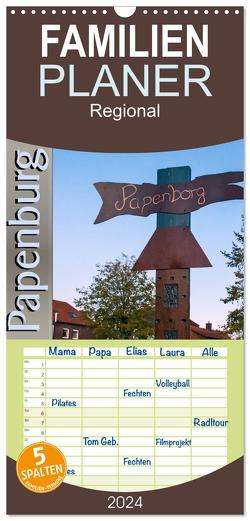 Familienplaner 2024 – Papenburg – Papenborg mit 5 Spalten (Wandkalender, 21 x 45 cm) CALVENDO von Koch,  Hermann