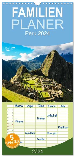 Familienplaner 2024 – Peru 2024 mit 5 Spalten (Wandkalender, 21 x 45 cm) CALVENDO von Grieshober,  Andy