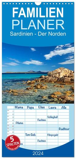 Familienplaner 2024 – Sardinien – Der Norden mit 5 Spalten (Wandkalender, 21 x 45 cm) CALVENDO von Rauchenwald,  Martin