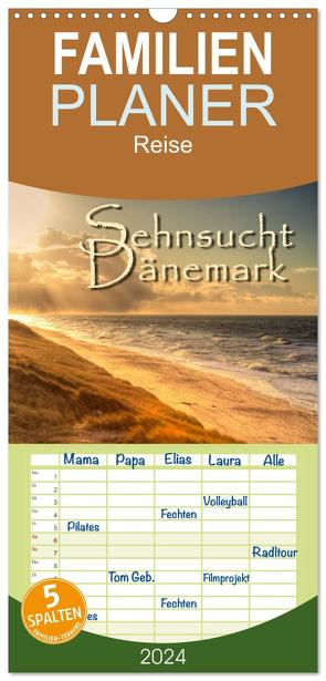 Familienplaner 2024 – Sehnsucht Dänemark – Danmark mit 5 Spalten (Wandkalender, 21 x 45 cm) CALVENDO von Sattler,  Stefan