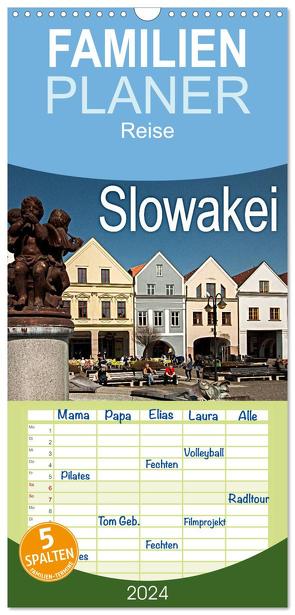 Familienplaner 2024 – Slowakei mit 5 Spalten (Wandkalender, 21 x 45 cm) CALVENDO von Hallweger,  Christian