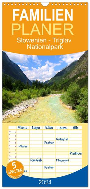 Familienplaner 2024 – Slowenien – Triglav Nationalpark mit 5 Spalten (Wandkalender, 21 x 45 cm) CALVENDO von K.,  Susan