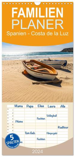 Familienplaner 2024 – Spanien – Costa de la Luz mit 5 Spalten (Wandkalender, 21 x 45 cm) CALVENDO von Schickert,  Peter