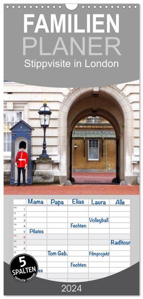 Familienplaner 2024 – Stippvisite in London mit 5 Spalten (Wandkalender, 21 x 45 cm) CALVENDO von Prediger,  Rosemarie