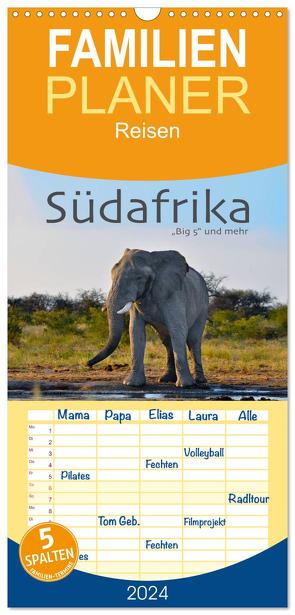 Familienplaner 2024 – Südafrika – Big 5 und mehr mit 5 Spalten (Wandkalender, 21 x 45 cm) CALVENDO von Styppa,  Robert