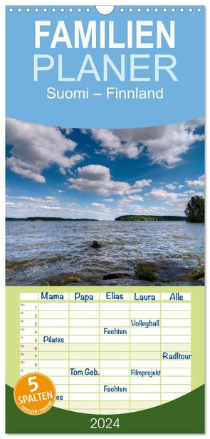 Familienplaner 2024 – Suomi – Finnland mit 5 Spalten (Wandkalender, 21 x 45 cm) CALVENDO von Härlein,  Peter