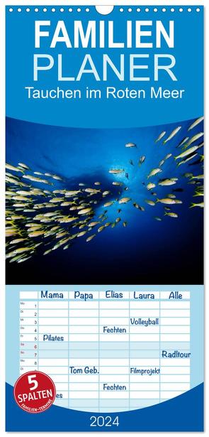 Familienplaner 2024 – Tauchen im Roten Meer 2024 mit 5 Spalten (Wandkalender, 21 x 45 cm) CALVENDO von Strozynski,  Bartosz