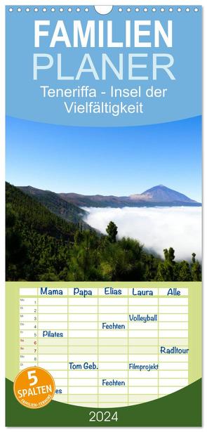 Familienplaner 2024 – Teneriffa – Insel der Vielfältigkeit mit 5 Spalten (Wandkalender, 21 x 45 cm) CALVENDO von Stützle,  Michael