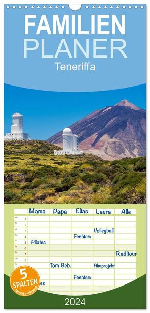 Familienplaner 2024 – Teneriffa mit 5 Spalten (Wandkalender, 21 x 45 cm) CALVENDO von Ködder,  Rico