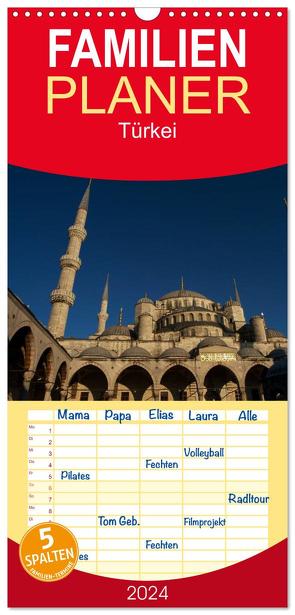 Familienplaner 2024 – Türkei mit 5 Spalten (Wandkalender, 21 x 45 cm) CALVENDO von Helmstedt,  Jens