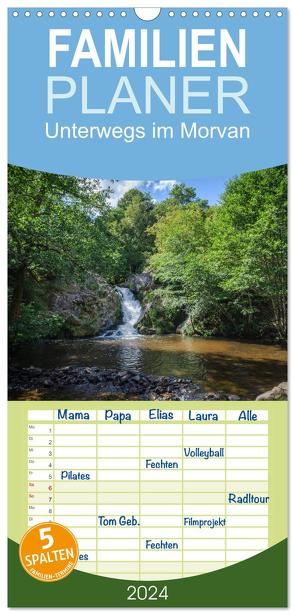 Familienplaner 2024 – Unterwegs im Morvan mit 5 Spalten (Wandkalender, 21 x 45 cm) CALVENDO von Gaymard,  Alain