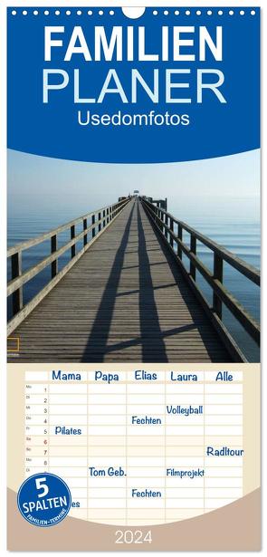 Familienplaner 2024 – Usedomfotos mit 5 Spalten (Wandkalender, 21 x 45 cm) CALVENDO von Gründling,  Matthias