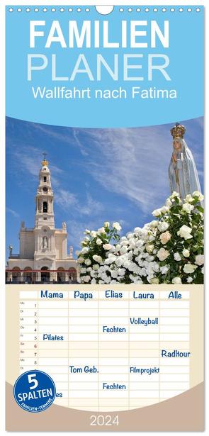 Familienplaner 2024 – Wallfahrt nach Fatima mit 5 Spalten (Wandkalender, 21 x 45 cm) CALVENDO von insideportugal,  insideportugal