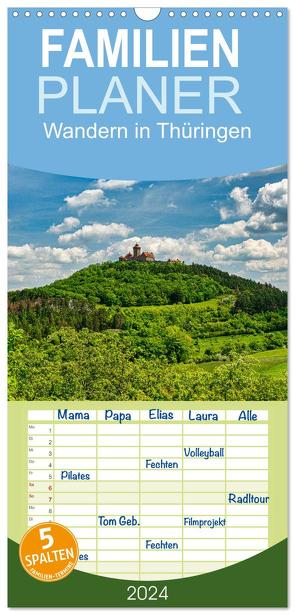 Familienplaner 2024 – Wandern in Thüringen mit 5 Spalten (Wandkalender, 21 x 45 cm) CALVENDO von Stollmann,  Michael