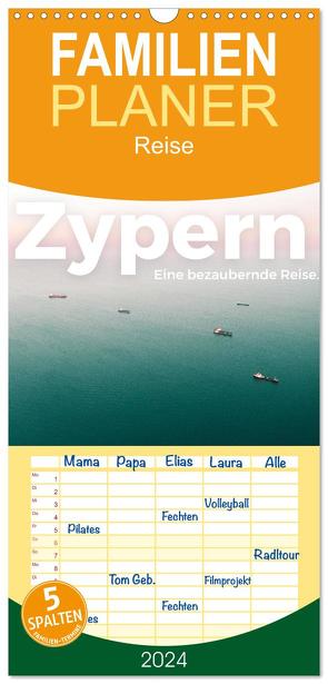 Familienplaner 2024 – Zypern – Eine bezaubernde Reise. mit 5 Spalten (Wandkalender, 21 x 45 cm) CALVENDO von Scott,  M.