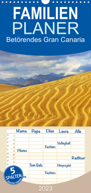 Familienplaner Betörendes Gran Canaria (Wandkalender 2023 , 21 cm x 45 cm, hoch) von M. Laube,  Lucy