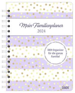 Familienplaner-Buch Pattern 2024 17,5×23,1