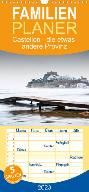 Familienplaner Castellon die etwas andere Provinz (Wandkalender 2023 , 21 cm x 45 cm, hoch) von by insideportugal,  (c)2022