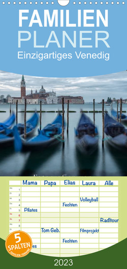 Familienplaner Einzigartiges Venedig (Wandkalender 2023 , 21 cm x 45 cm, hoch) von Stefan Bartl,  Guenter