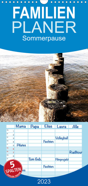 Familienplaner Sommerpause 2023 (Wandkalender 2023 , 21 cm x 45 cm, hoch) von HauptstadtfotografiX