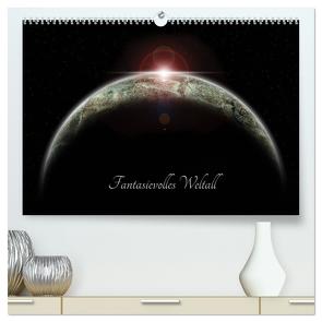 Fantasievolles Weltall (hochwertiger Premium Wandkalender 2024 DIN A2 quer), Kunstdruck in Hochglanz von Geiling,  Wibke