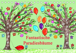 Fantastiche Paradiesbäume (Tischkalender 2024 DIN A5 quer) von Sarnade