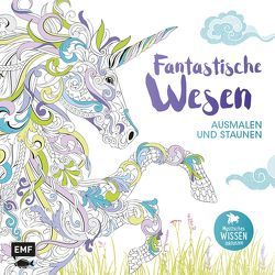 Fantastische Wesen – Ausmalen und Staunen von Merritt,  Richard, Reinhart,  Sabine