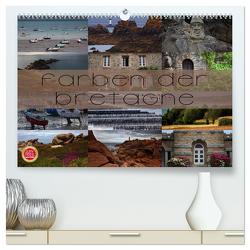 Farben der Bretagne (hochwertiger Premium Wandkalender 2024 DIN A2 quer), Kunstdruck in Hochglanz von Cross,  Martina