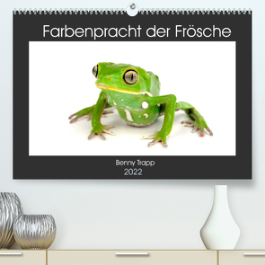 Farbenpracht der Frösche (Premium, hochwertiger DIN A2 Wandkalender 2022, Kunstdruck in Hochglanz) von Trapp,  Benny