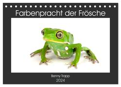 Farbenpracht der Frösche (Tischkalender 2024 DIN A5 quer), CALVENDO Monatskalender von Trapp,  Benny