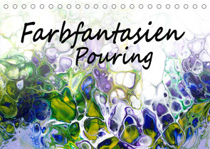 Farbfantasien – Pouring (Tischkalender 2023 DIN A5 quer) von Thomas,  Natalja