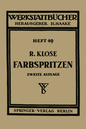 Farbspritzen von Klose,  R.