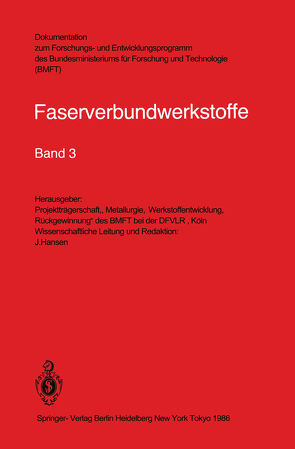 Faserverbundwerkstoffe von Hansen,  J.